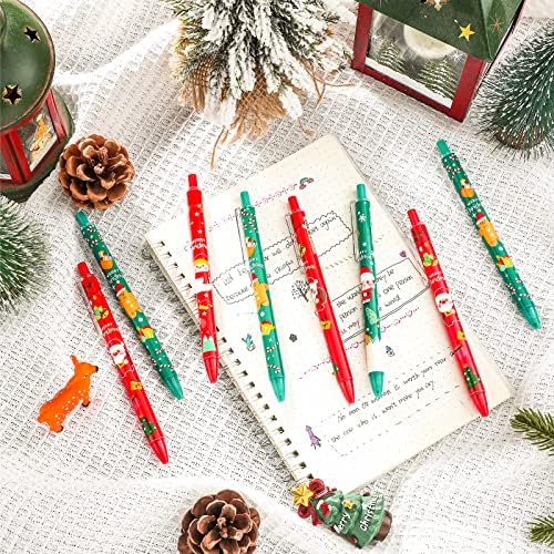 Božićna hemijska olovka za uvlačenje gel mastice božićne slatke crtane olovke za odmor za ured stacionarnog