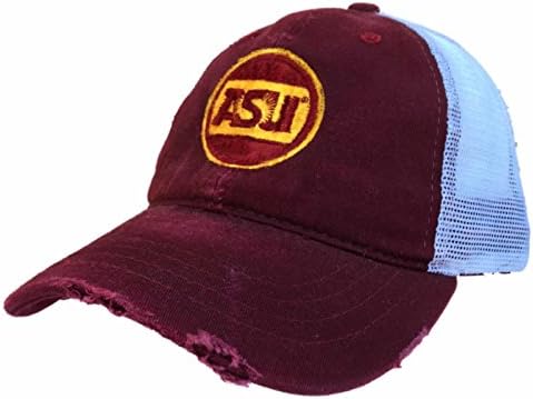 Arizona State Sun Devils Retro Brand Crvena istrošena mrežaste vintage Podesite poklopac šešira