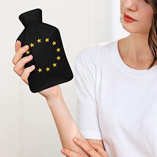 Europa EU zastava Boca za toplu vodu s mekim plišnim poklopcem topla gumena torba za ubrizgavanje vode