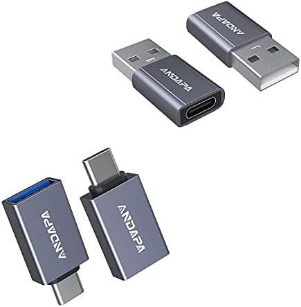 Andapa USB C Ženka za USB muški adapter, USB C muški do USB adaptera, USB C adapter