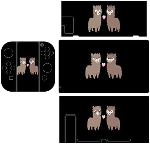Llama Love Alpaca naljepnica za zaštitni film za kožu zaštitnik igre Full Wrap kompatibilan za Nintendo