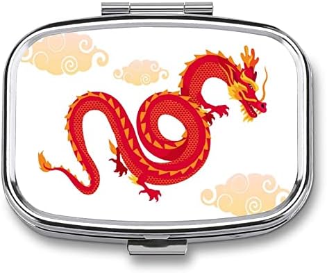 Metalna Futrola Za Pilule Dragon Prenosiva Kutija Za Lijekove Organizator Vitamina Holder Kontejner