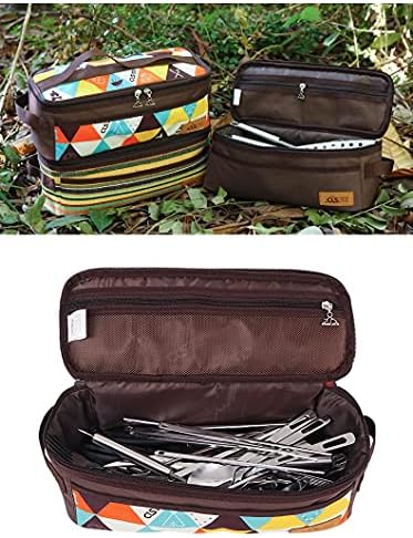 Csyanxing Prijenosna najlonska torba za posuđe piknik za kampiranje kuhinjski pribor za jelo torba za nošenje