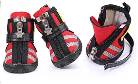 Lepsjgc 4-komadne cipele za pse na otvorenom pogodno za male pse Casual Sportske cipele za pse cipele za kućne ljubimce