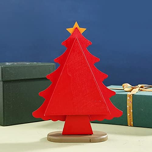 Xios božićni ukras 2022 božićno drvo božićno drvce mini božićno drvsko ukrasi tržnog centra Hotel božićni ukrasi božićne drveće ukrase kuglice