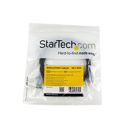 Starch.com 3FT Mini DisplayPort kabl - 4k x 2k video - Mini DisplayPort muški do ženskog produžetka kabela - MDP 1.2 Extender kabl - Radi sa mini DP ili Thunderbolt 2 MAC / PC