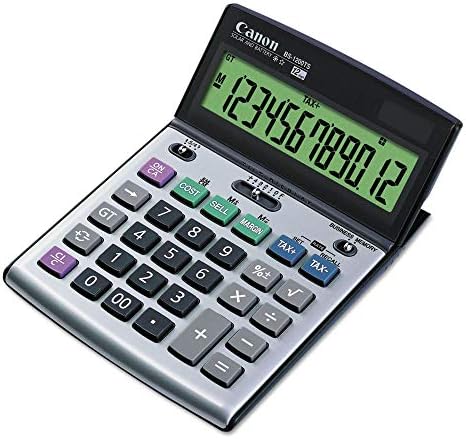 Canon BS1200TS 12-znamenkasti kalkulator radne površine, nagib adj. LCD, Dual Pwr, Bež