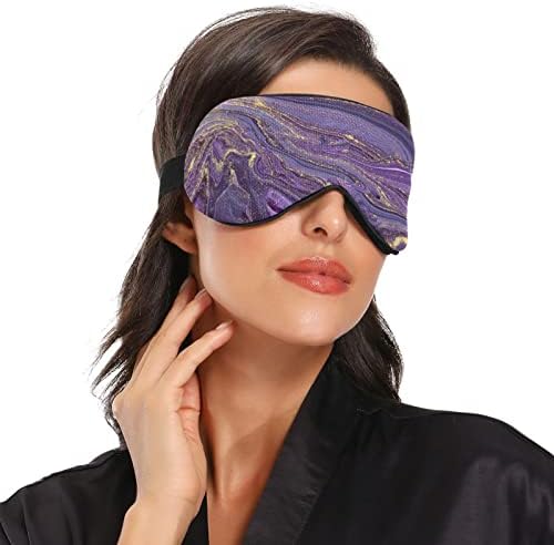 Ljubičasta mramor Ripple Disables Mask za spavanje, hladno osjećati poklopac za spavanje očiju