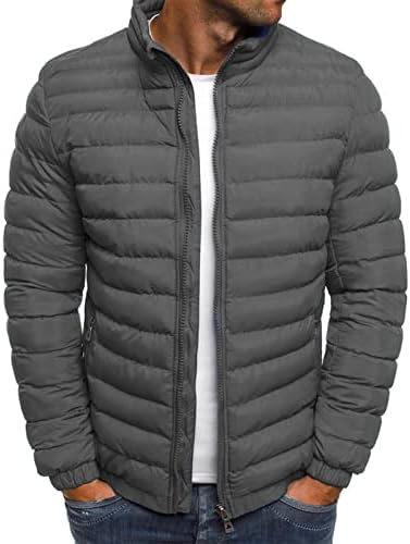 ADSSDQ muški kaput, zimski kaputi MAN Plus Veličina modni kampiranje dugih rukava zip up jakna od solidne vele