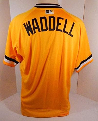 2019 Pittsburgh Pirates Brandon Waddell Game Izdana žuta Jersey 79 TBTC 150 - Igra Polovni MLB dresovi