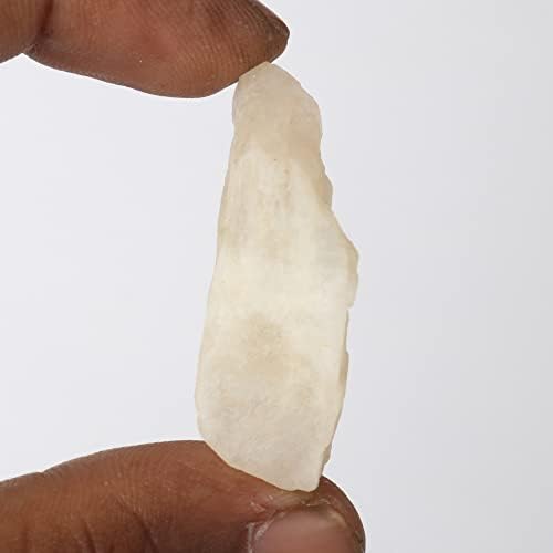 Gemhub 74,35 CT prirodni bijeli sirovi sirovi mjesec labavi dragi kamen za iscjeljujući kristal za i kućni