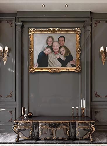 Prilagođene porodične portretne slike ručno obojene uljem na platnu