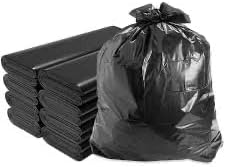 ACE Brand Crno vrećice za smeće 44 galona, ​​izrađena u SAD-u velike vreće za smeće za unutarnju vanjsku upotrebu Komercijalna i stambena upotreba Restorani Urede za gradske građevine Delis