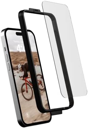 URBAN ARMOR GEAR UAG iPhone 14 Pro Case 6.1 Monarch Pro Silver - kompatibilan sa MagSafe zaštitni poklopac & amp; 6.1 Premium kaljeno staklo štit zaštitnik ekrana paket set
