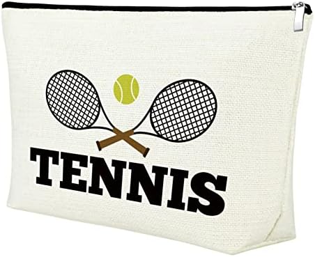 Mxrymvu teniski pokloni torba za šminkanje inspirativni poklon za ljubitelje tenisa rođendanski poklon za žene