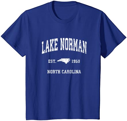 Jezero Norman North Carolina NC Vintage Atletic Sports Design Majica