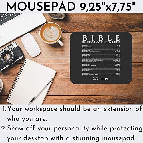 Bog Isus MousePad Christian 9 Mousemat Bible hitne ploče hitne ploče hlačuje Christian Office Poster S Black