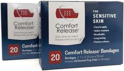 Comfort Release® 1 x 3 osetljivi zavoji za njegu rana i prvu pomoć s bezbolnim uklanjanjem. Sadrži jastučiće