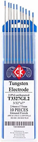 CK T3327GL2 2% lantanirana volfram elektroda 3/32 x 7, 10 pakovanja