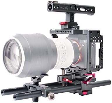 WARAXE profesionalni komplet za kavez kamere za SONY A7 A7II a7s A7SII A7R A7RII, sa gornjom ručkom,
