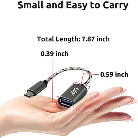 Big-E USB C na USB 3.0 ženski OTG Adapter kompatibilan sa vašim Streaming palicama, Rii, Nintendo Switch,