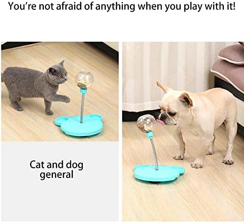 Oallk mačka curila hranu sa loptom samo-igračkim igračkim igračama smiješna ljuljačka špedicija