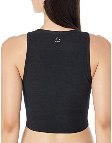 Beyond Yoga Spacedye motiviše ošišanu majicu za žene-dizajn bez rukava sa opremljenom siluetom i grudnjakom