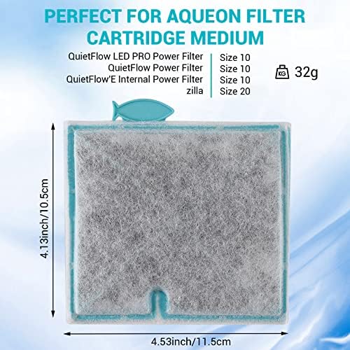 Guarm zamjenski filterski ulošci akvarijum za aqueon medij, zamjenski filterski ulošci za Aqueon
