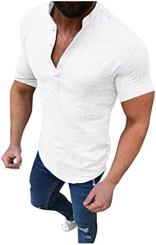 Gdjgta kratki muški teški pamučni vrhovi bluza majica majica labava rukavica majica casual muške bluze