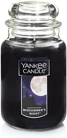 Yankee Svijeća saljena karamelna mirisna mirisna mirisna mirisna mirisana, klasična 22oz velika tegljača s jednim klikom, preko 110 sati paljenja