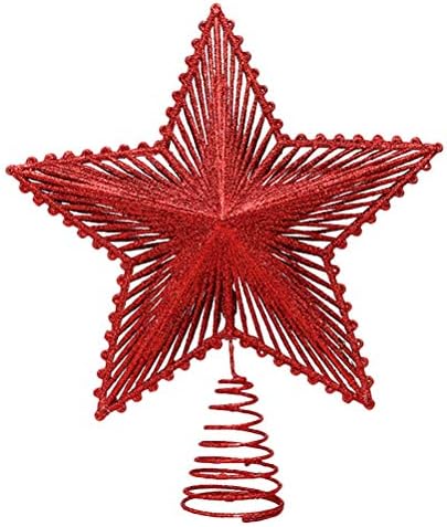 Aboofan Pjenušava božićno stablo TOPPER IZLAZITE STAR XMAS DECOR DIJELOVI DOBAVLJAČA HALLOWEEN DECOR PROP