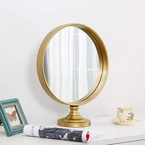 ATAAY toaletno ogledalo toaletno ogledalo Kozmetičko ogledalo sa postoljem, metalni uokvireni moderna