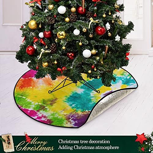 Šarena kravata Božić Mat stablo Vodootporna stalka za stalku Mat tepih ispod božićnog drvca