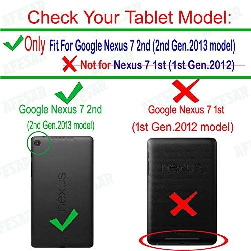 Kuesn Google Nexus 7 2. PU kožna torbica sa postoljem - prikladan za 2013. godinu izdanje Google