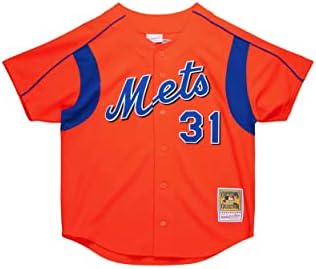 Mitchell & Ness MLB New York Mets Mike Piazza 2004 Autentični prednji dres gumba