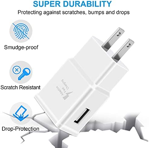 Adaptivni blok za brzo punjenje USB Adapter za zidni Punjač kompatibilan sa Samsung Galaxy S21/S21+/S21Ultra/S20/Note