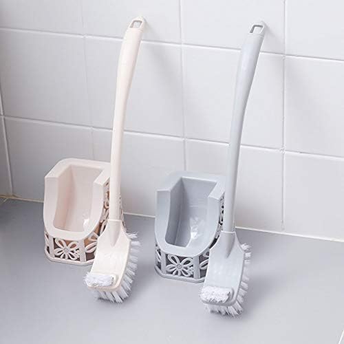 WC školjka za wc četkica, dugačka četkica za čišćenje toaleta, sredstvo za čišćenje za kupaonicu-ergonomski dizajn, prekrasna i izdržljiva četka za toalet