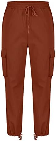 Muške kargo pantalone modne jednobojne pantalone sa više džepova na otvorenom Sport Casual Fitness