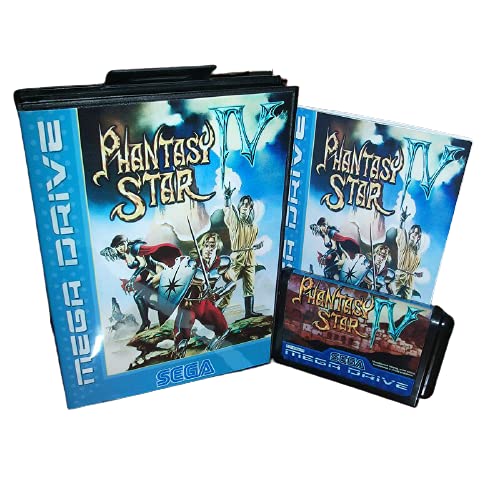 Aditi fantasy Star 4 EU pokriva s kutijom i priručnikom za Sega Megadrive Genesis Video Console 16 bitna MD kartica