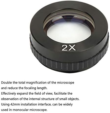 Objektiv za mikroskop, pouzdan praktični 2x objektiv otporan na habanje, stabilna lagana 2x za Monokularni