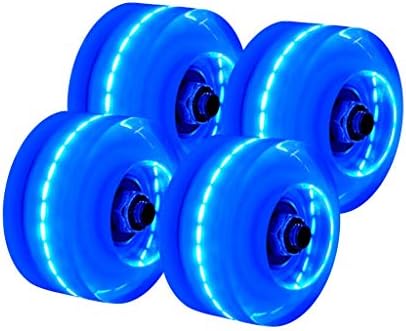 Zerlibeaful Light up ugrađeni valjak ležajeva sa 4pc kotačima Svjetlosved Quad Skate Bankroll Ostalo