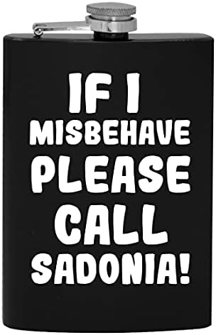 Ako se Loše ponašam, pozovite Sadonia-8oz Hip flašu za alkohol