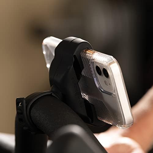 Silikonski držač za telefon od crne harfe kompatibilan sa peloton Bike & amp; Peloton Bike Plus-nosač za