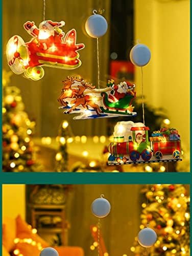 NC Božić dekorativna svjetla ukras za odmor trgovina prozor Scene izgled usisna čaša lampa sitnice