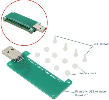 USB Tip-A Addon ploča USB konektor u predajnik diska za Raspberry Pi nula za Raspberry Pi nula ploču