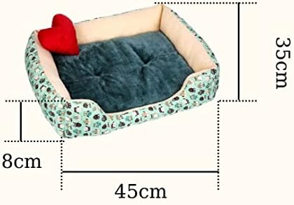 Krevet za mačke koji se samo zagrijava-zimski plišani Meki Psi krevet za mačke s jastukom 4 za mali