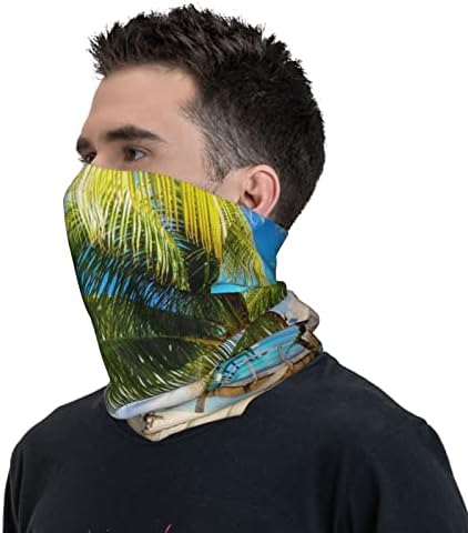 Tropska plaža krajolik štampani Multi-funkcionalni sportski traka za glavu Casual Stretch bešavne