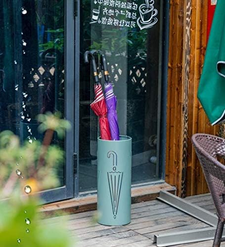 Dmuniz kišobran stalak oko metalnog držača kišobrana sa odvojenim sudoperom i 3 kuke za ulaz / zelenu