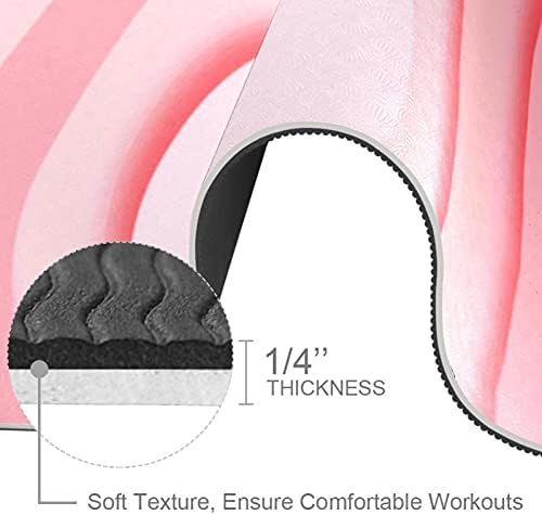 Siebzeh Abstract Pink Background Premium Thick Yoga Mat Eco Friendly Rubber Health & amp; fitnes non Slip Mat za sve vrste vježbe joge i pilatesa