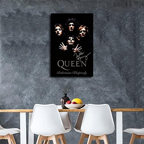 Queen Bohemian Rhapsody Rock Music Canvas Art Poster i zidna umjetnička slika Print moderni posteri